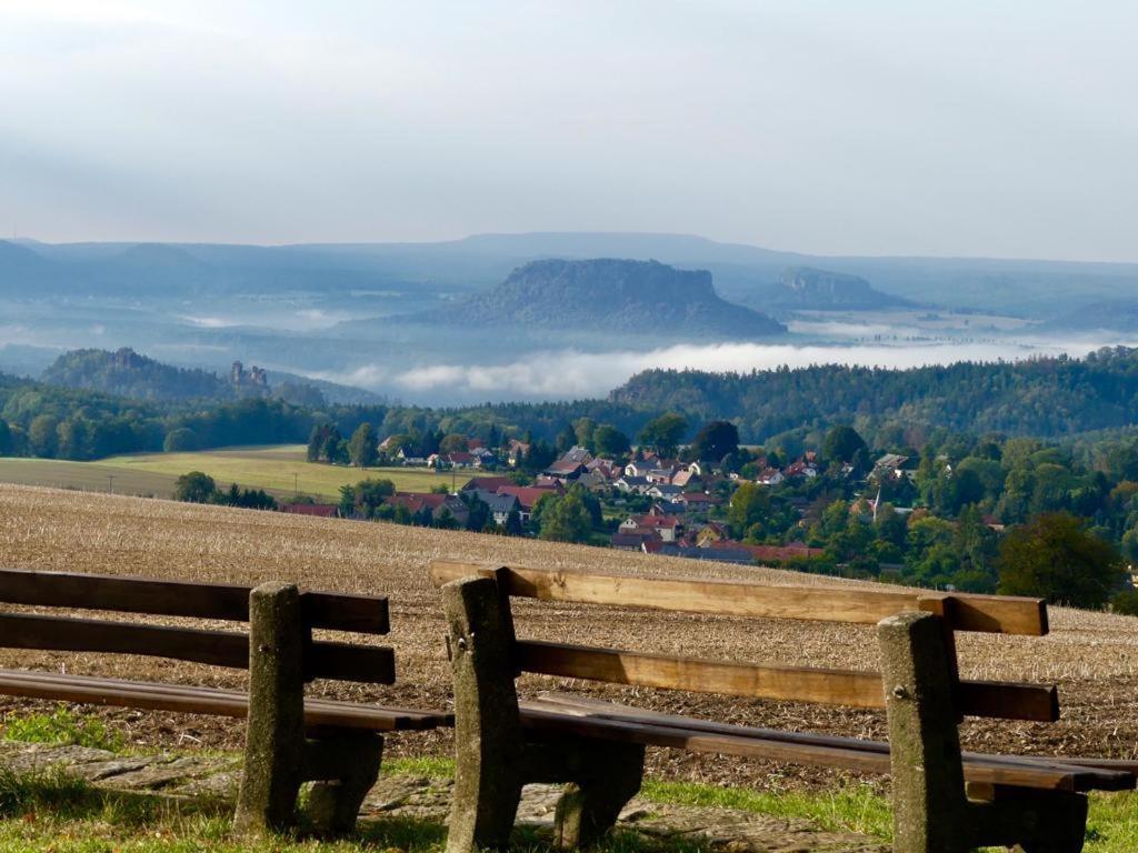 Ferienwohnung Schlesinger Hohnstein Buitenkant foto