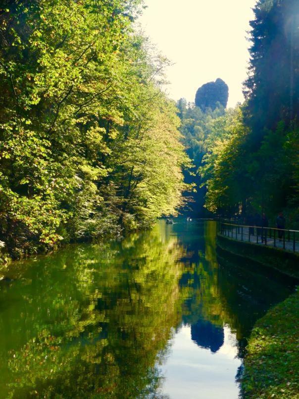Ferienwohnung Schlesinger Hohnstein Buitenkant foto