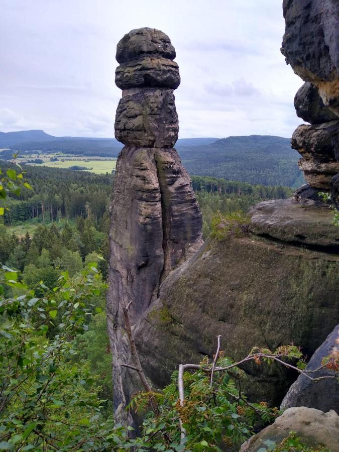Ferienwohnung Schlesinger Hohnstein Buitenkant foto